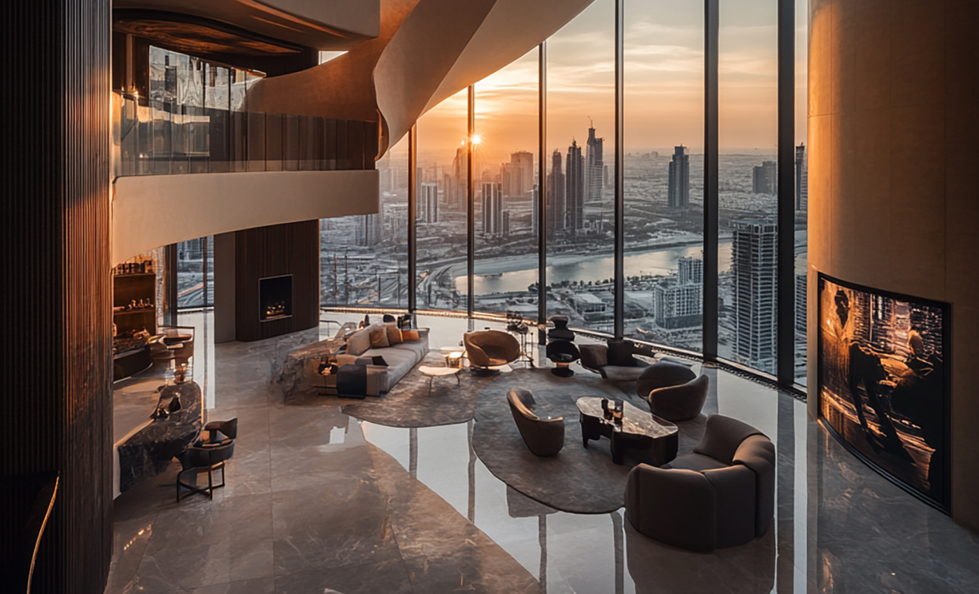 Burj Khalifa Living Area